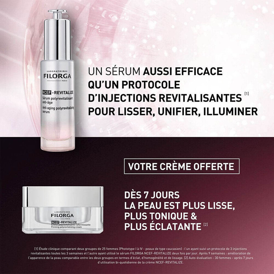 Filorga NCEF-Revitalize Coffret Sérum + Crème Aanbiedingen 45ml Filorga NCEF-Revitalize Coffret Sérum + Crème Aanbiedingen 45ml