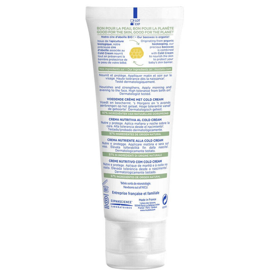 Mustela Crema nutriente alla cold cream Pelle secca 40ml Mustela Crema nutriente alla cold cream Pelle secca 40ml
