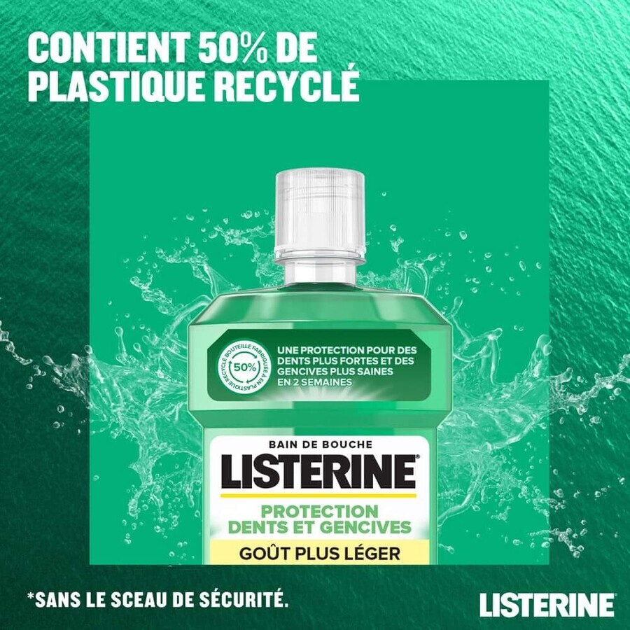 Listerine Zahn- und Zahnfleischschutz Bad Minze Soft Taste Plus 500ml