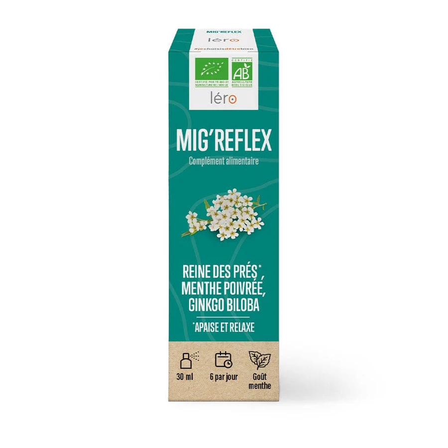 Lero Mig'Reflex Aroma Menta Bio Relajante y Calmante 30ml