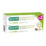 Gum ActiVital Pasta dentífrica Q10 para dientes y encías sanos 2x75ml