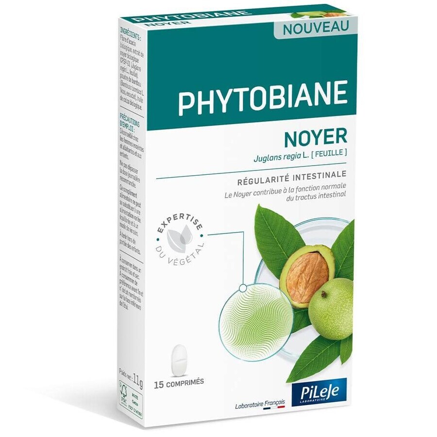 Pileje Phytobiane Nuez 15 comprimidos