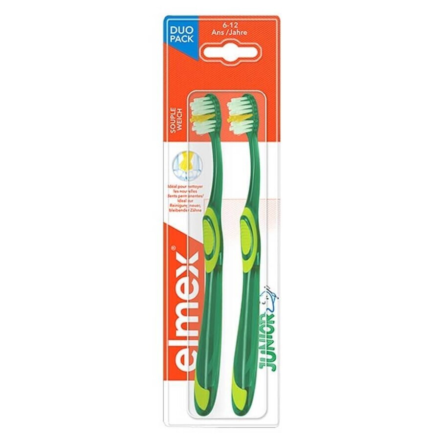 Comprar Elmex Dúo de cepillos dentales suaves Junior 6-12 años Elmex Dúo de cepillos dentales suaves Junior 6-12 años