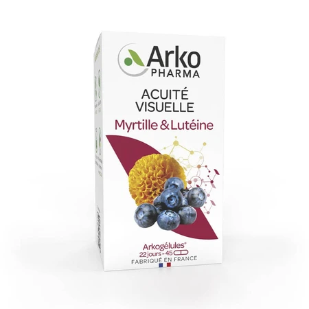 Arkopharma Arkocapsule Complemento alimenticio Arándano y Luteína 45 Cápsulas