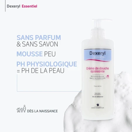 Dexeryl Crema Limpiadora Pieles secas o atópicas Essentiel 500ml