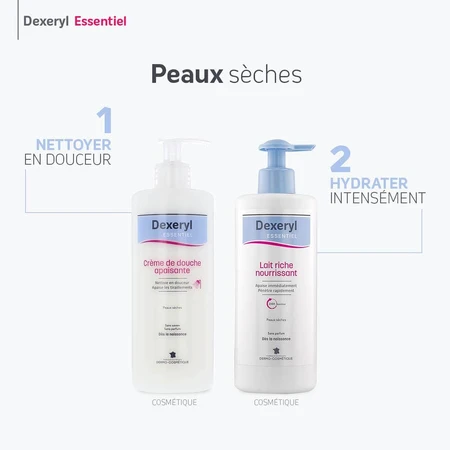 Dexeryl Crema Limpiadora Pieles secas o atópicas Essentiel 500ml