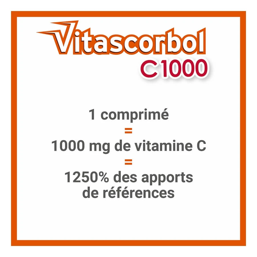 Vitascorbol Vitamine C1000 20 bruistabletten