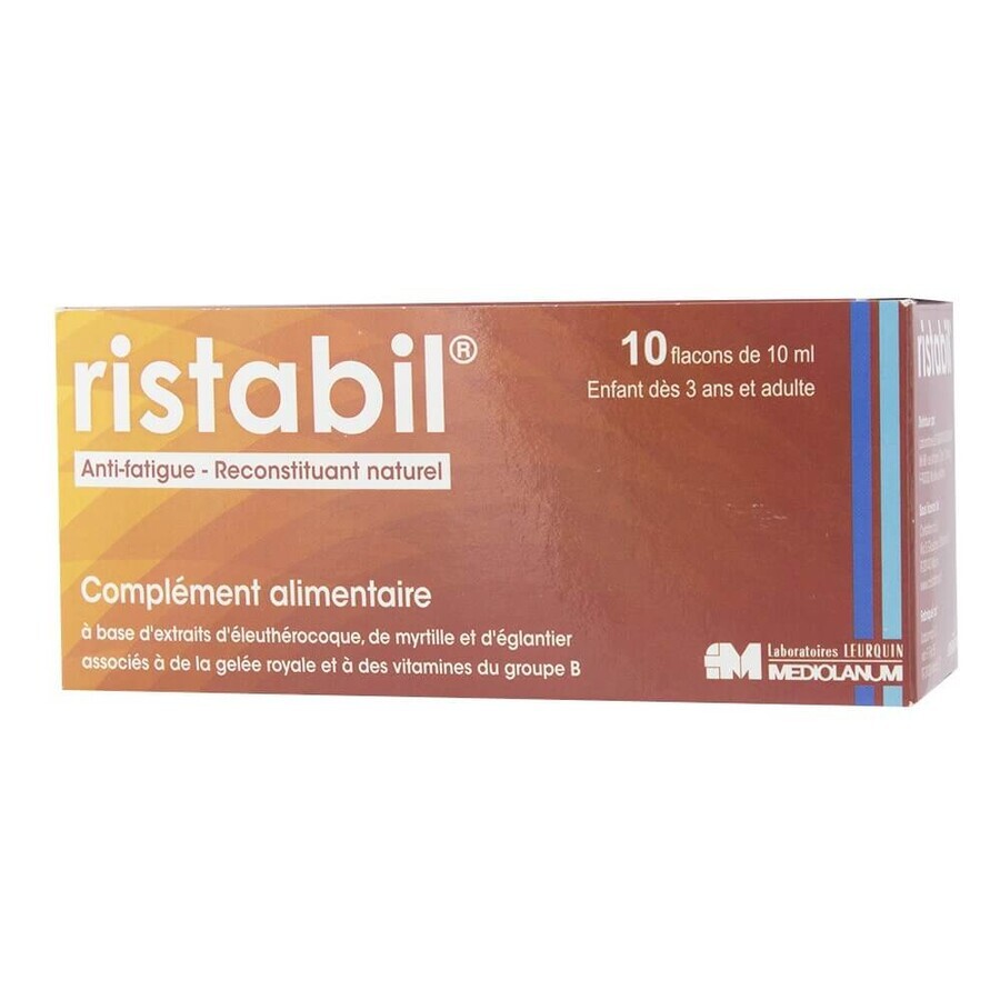 Idim Ristabil Anti-fatigue 10 Bottles 10ml