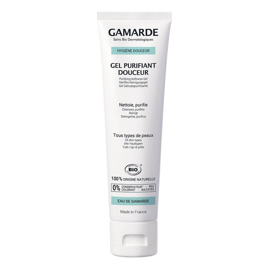 Gamarde Gel purificante Delicatezza Bio per tutti i tipi di pelle 100g