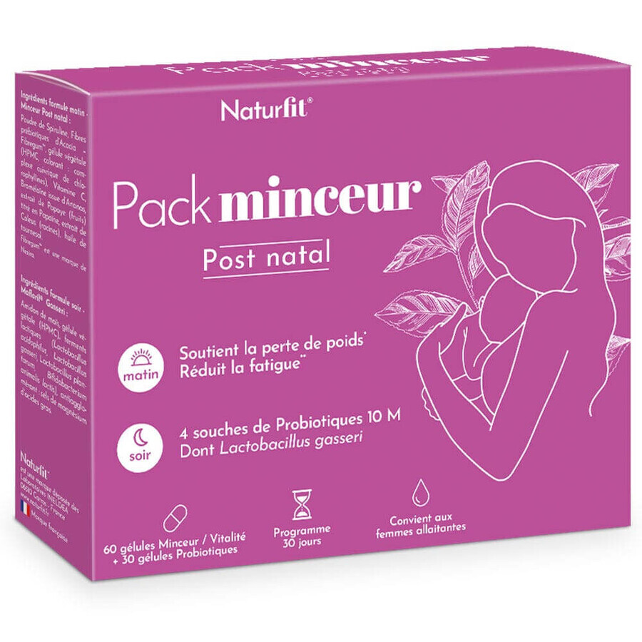 Pachet de slăbire postnatală Naturfit 90 capsule
