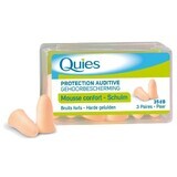 Quies Comfort Foam Gehoorbescherming in Huidskleur 3 paar