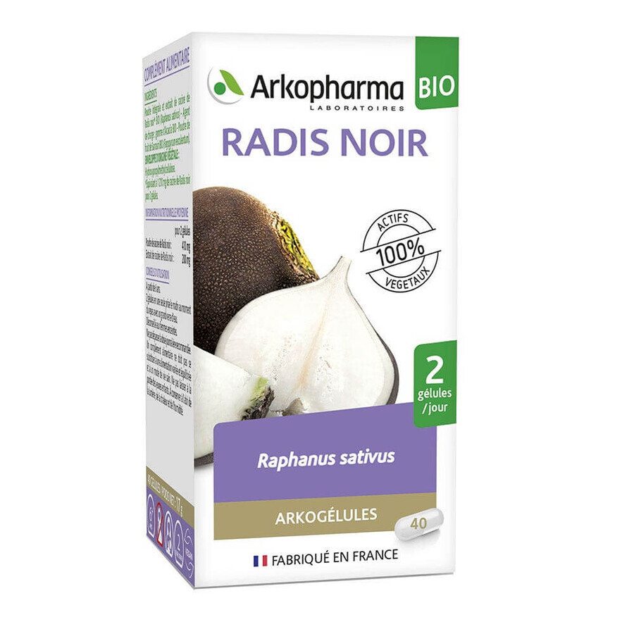 Arkopharma Arkocapsule Black Radish Bio 40 Capsules