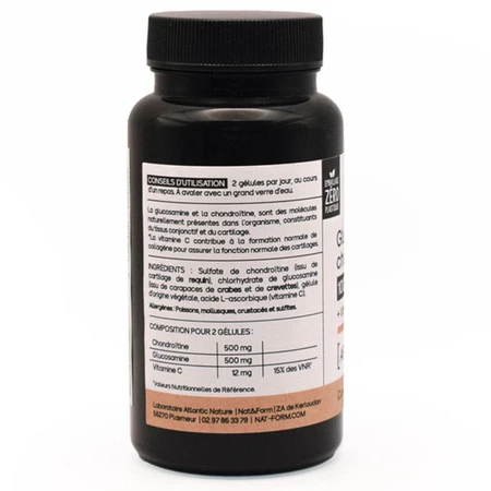 Nat&Form Premium Glucosamin Chondroitin 60 Kapseln