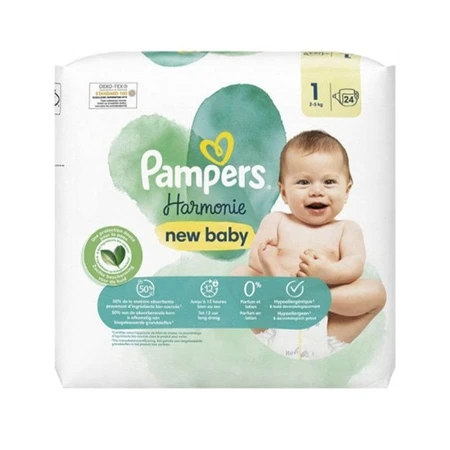 Pampers Harmonie Strati Maat 1 van 2 tot 5kg x22