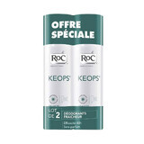 Roc Keops Desodorante Spray Fresco Transpiración Moderada 2x100ml