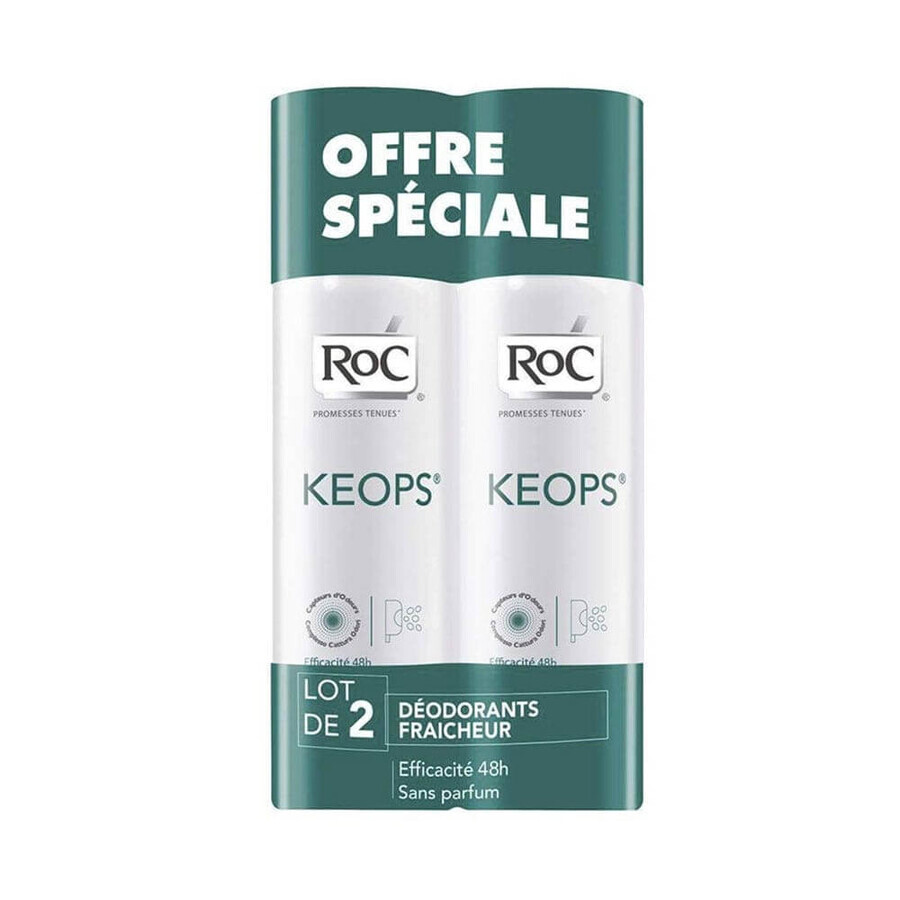 Buy Roc Keops Deodorant Fresh Spray Moderate Sweating 2x100ml Roc Keops Deodorant Fresh Spray Moderate Sweating 2x100ml