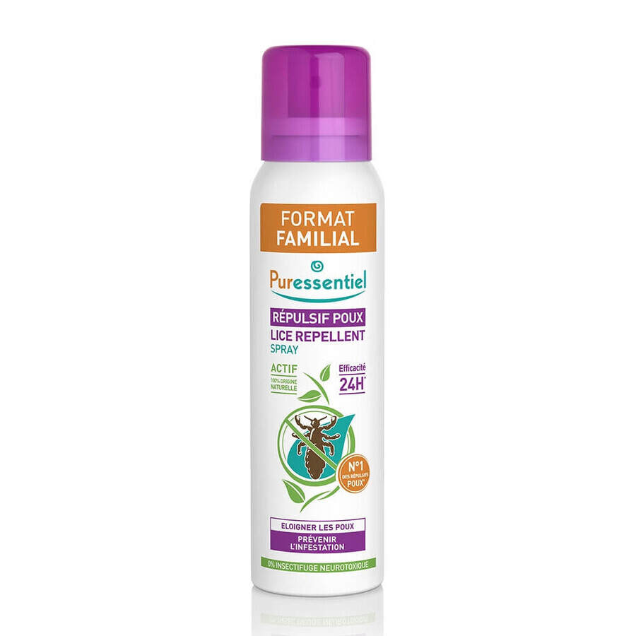 Puressentiel Anti-lice Repellent Spray for lice family size 200 ml