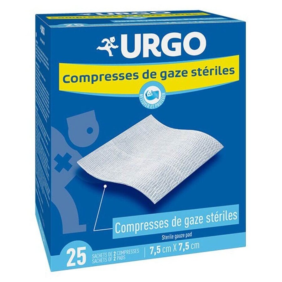 Comprar Urgo Comprimidos Estériles 7,5 cm x 7,5 cm x25 Urgo Comprimidos Estériles 7,5 cm x 7,5 cm x25