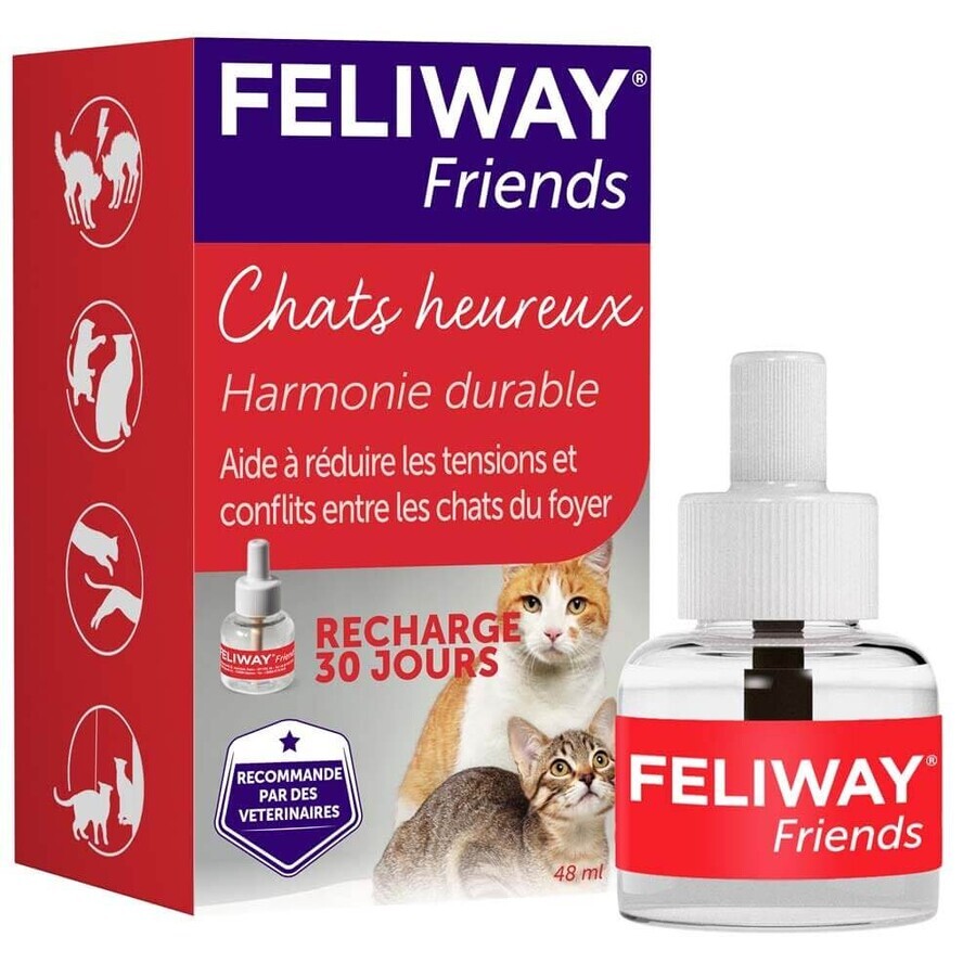 Comprar Feliway Friends Recambio de feromonas para difusor Cat with Friends 48ml Feliway Friends Recambio de feromonas para difusor Cat with Friends 48ml