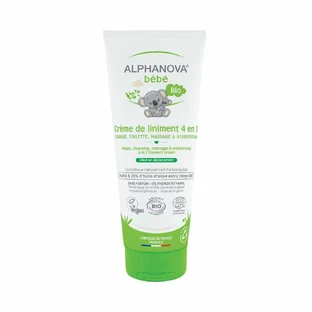 Alphanova Baby Lijnzaadcrème Multi Use 4en1 Bio 200 ml