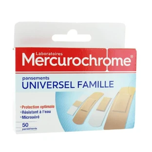 Apósitos de la familia universal Mercurochrome X50