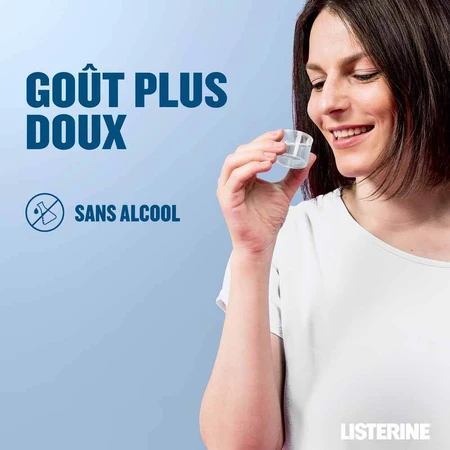 Listerine Bain De Bouche Soin Blancheur Menthe 500ml