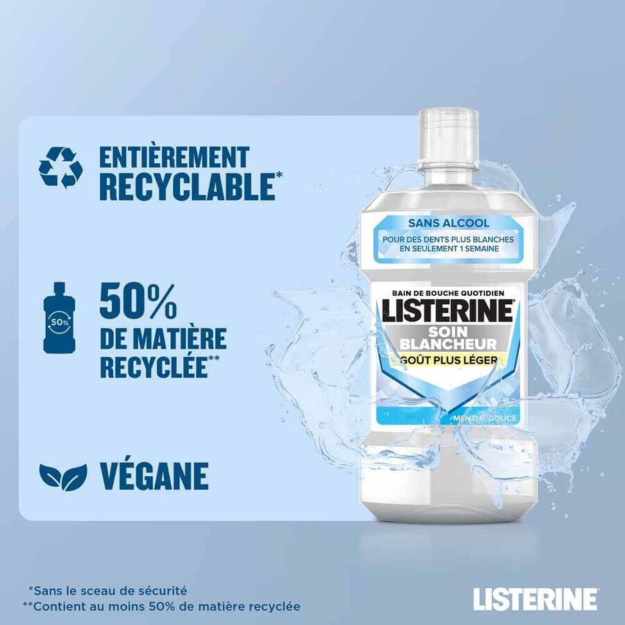 Listerine Aufhellendes Bad Minze 500ml