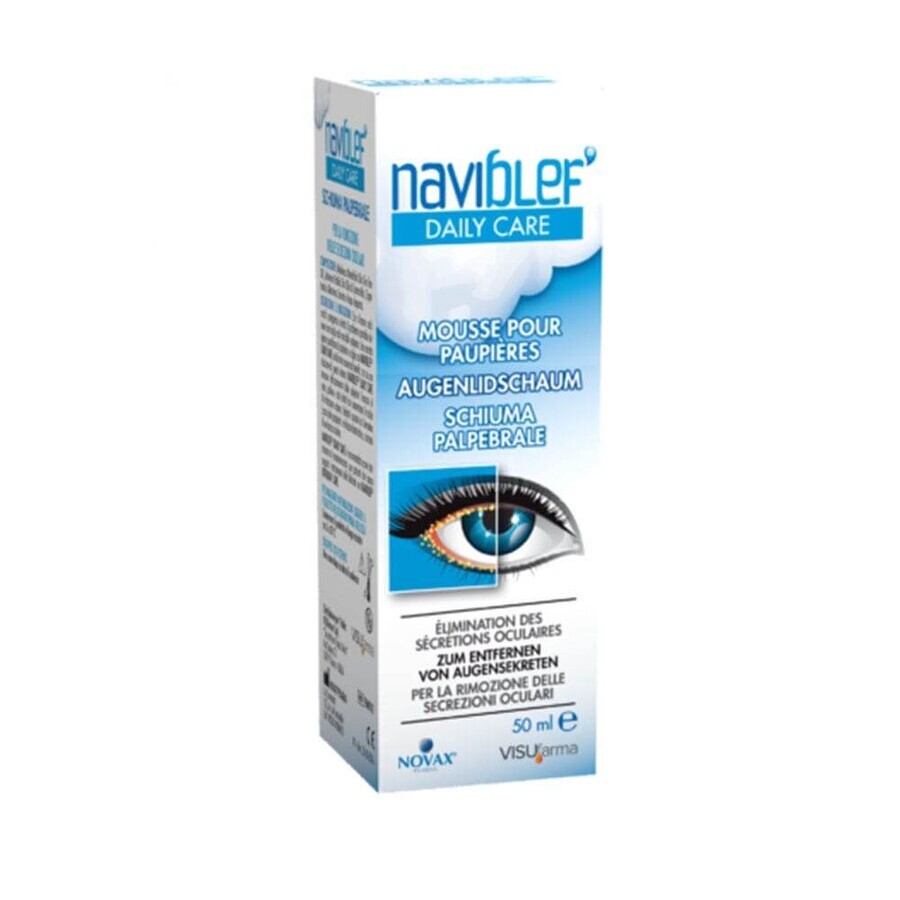 Visufarma Naviblef Dagelijkse Verzorging Ooglidmousse 50ml