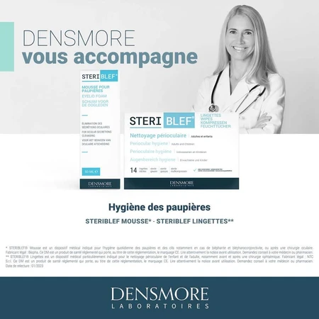 Densmore Steriblef Mousse Pour Paupières 50ml
