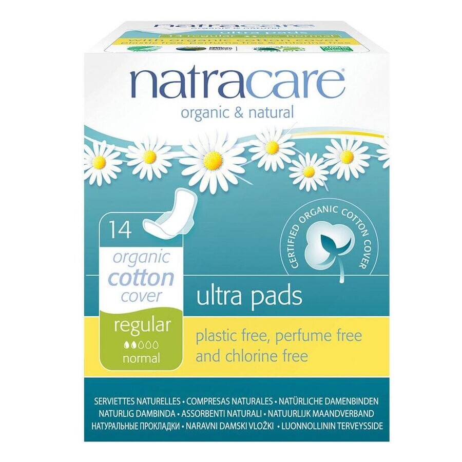 Natracare Asciugamani naturali Ultra Regular Box Of 14