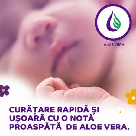 Pufies Baby Art Toallitas húmedas frescas, +0meses, 64 piezas, Ficosota Sintez