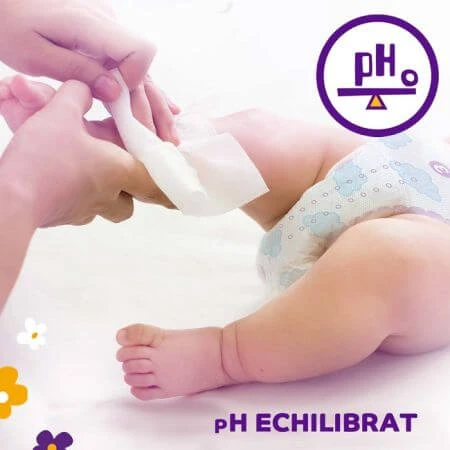 Pufies Baby Art Toallitas húmedas frescas, +0meses, 64 piezas, Ficosota Sintez