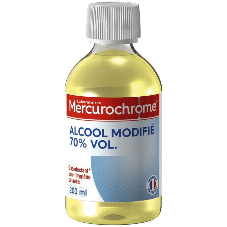 Boutique Mercurochrome Alcool Modifié à 70% 200ml Mercurochrome Alcool Modifié à 70% 200ml