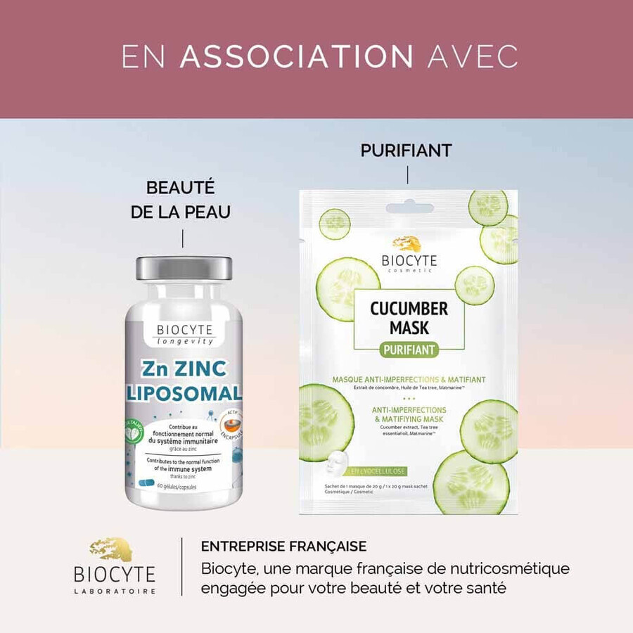 Biocyte Beauté Peau Radieuse Imperfections 60 Gélules