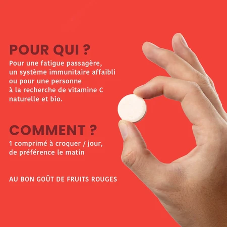 Santarome Acérola Bio 1000 - Vitamine C naturelle 60 Tabletten