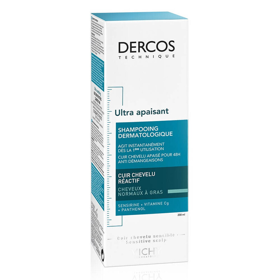Vichy Dercos Ultra Soothing Shampoo Normal to oily hair 200ml Vichy Dercos Ultra Soothing Shampoo Normal to oily hair 200ml
