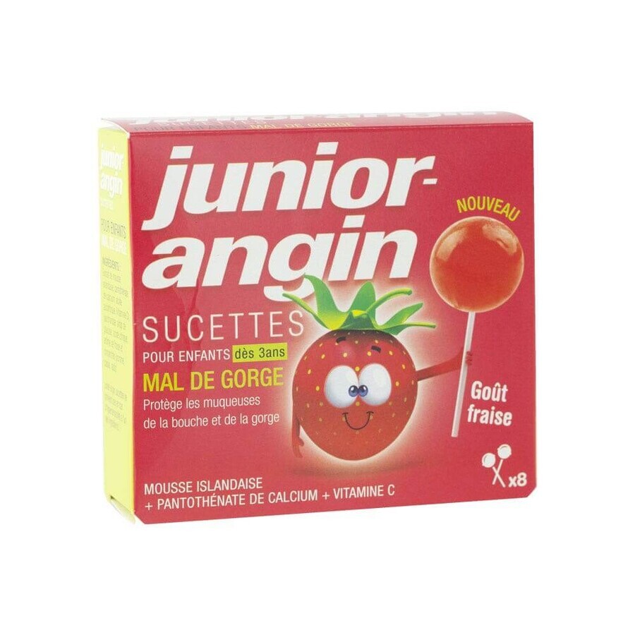 Melisana Pharma Succhietti Junior GUSTO FRAGOLA 8 Lecca-lecca
