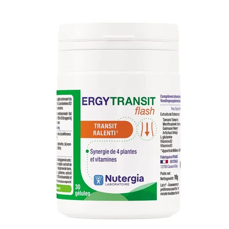 Nutergia Ergytransit Flash Tránsito Lento 30 cápsulas
