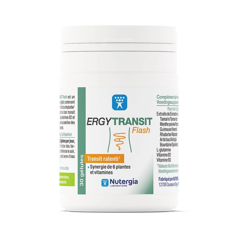 Nutergia Ergytransit Flash Tránsito Lento 30 cápsulas