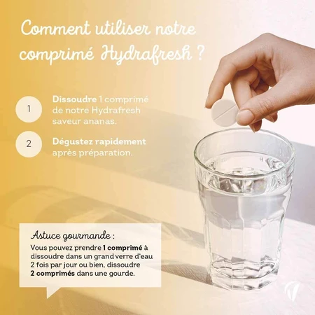 Vitavea Santé Isotonische Lösung Optimiert Flüssigkeitszufuhr und Energie 20 Brausetabletten