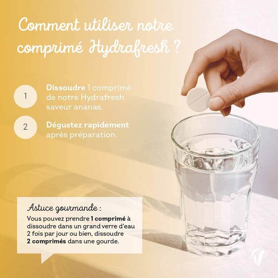 Vitavea Santé Isotonic solution Optimizes hydration and energy 20 effervescent tablets
