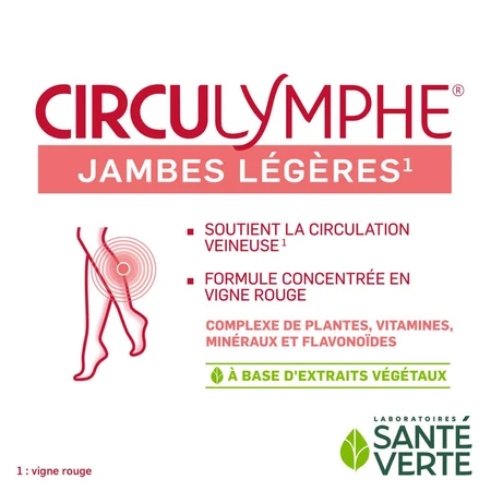 Sante Verte Circulymphe Veneuze Bloedsomloop 60 Tabletten