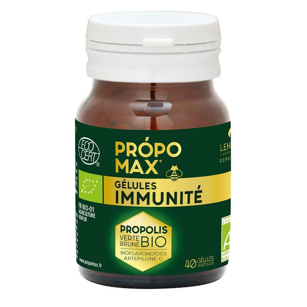 Lehning Própomax Organic immune capsules 40 capsules