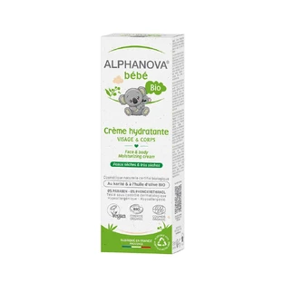Alphanova Bébé Crema hidratante ecológica para rostro y cuerpo 75ml