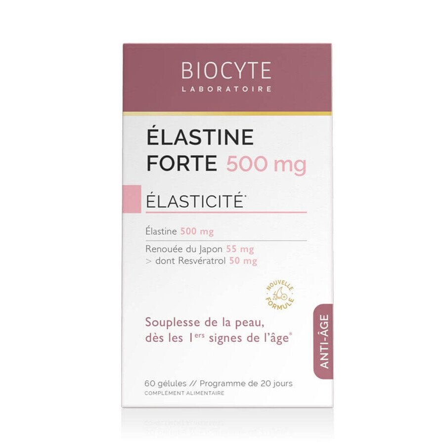 Comprar Biocyte Anti-Edad Elastine Forte 500mg Elastine et Resvératrol 60 Cápsulas Biocyte Anti-Edad Elastine Forte 500mg Elastine et Resvératrol 60 Cápsulas