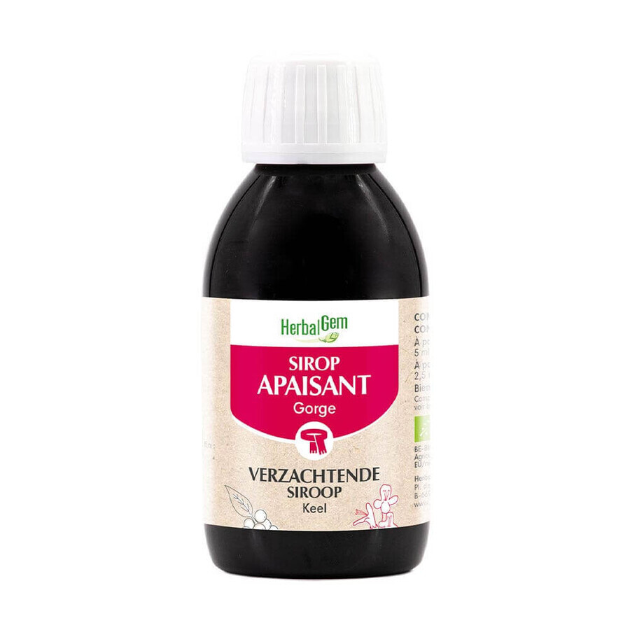 Herbalgem Organic Throat Soother Syrup Throat 150 ml