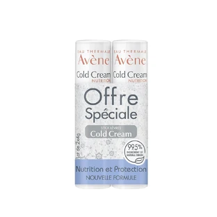 Avène Koude Crème Lippenbalsem 2x4g