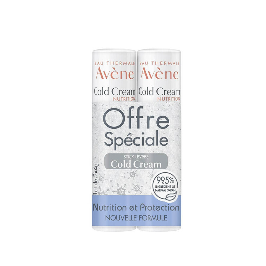 Avène Koude Crème Lippenbalsem 2x4g