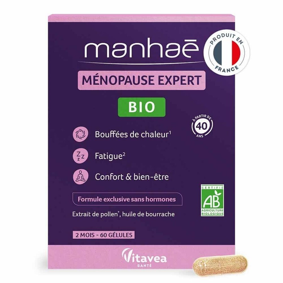 Manhaé Organic Menopause 60 capsules