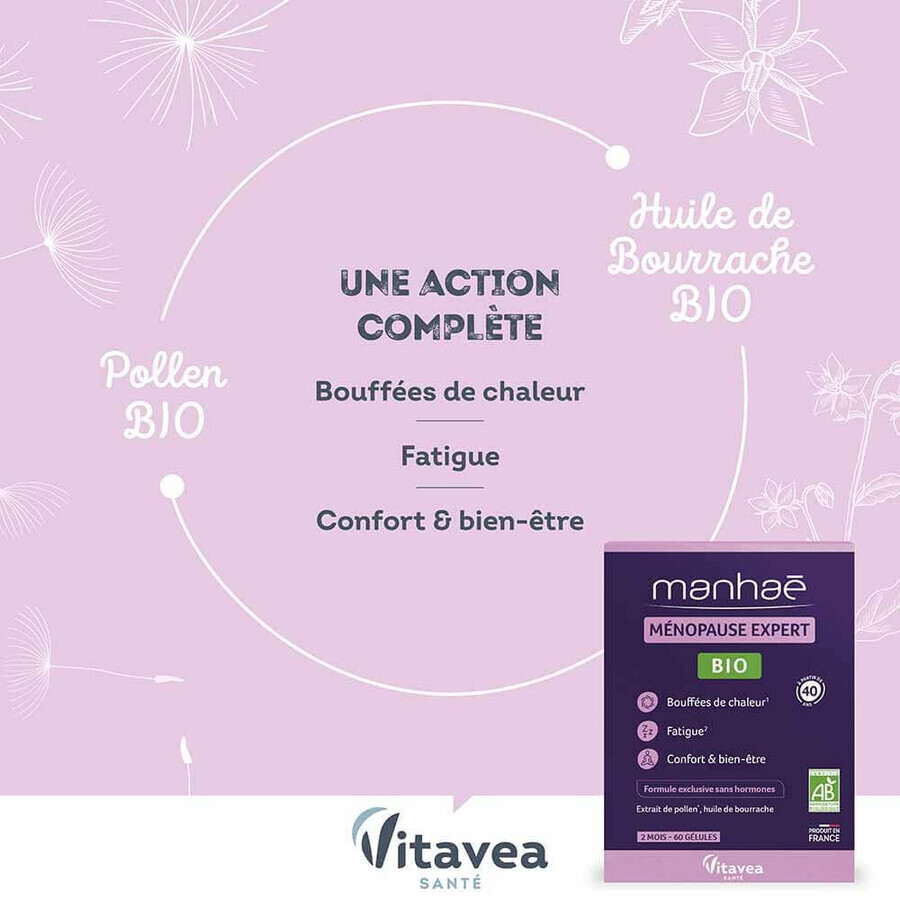Manhaé Organic Menopause 60 capsules